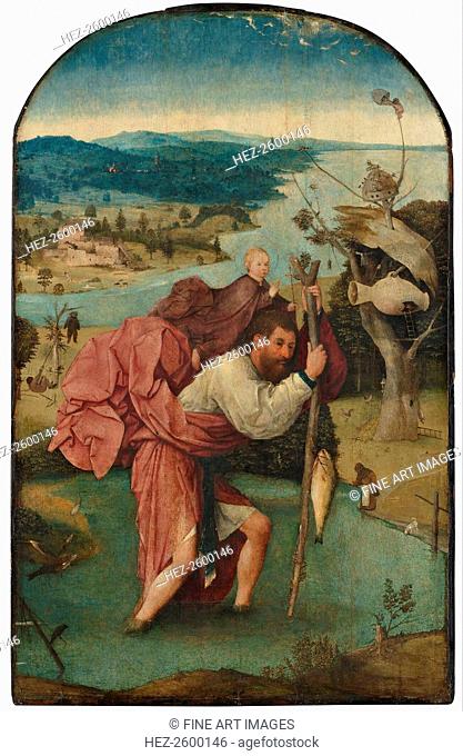 Saint Christopher, 1490s. Found in the collection of the Museum Boijmans Van Beuningen, Rotterdam
