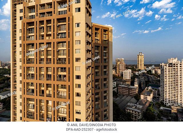 High rise buildings, lower parel, mumbai, maharashtra, india, asia