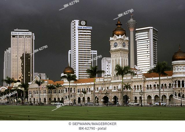 Kuala Lumpur , Merdeka Square , Sultan Abd Samad Building , Malaysia