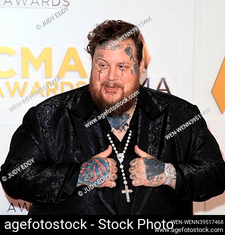 The 2023 CMA Awards at Bridgestone Arena in Nashville Tennessee, Red Carpet Arrivals. Featuring: Jelly Roll Where: Nashville, Tennessee