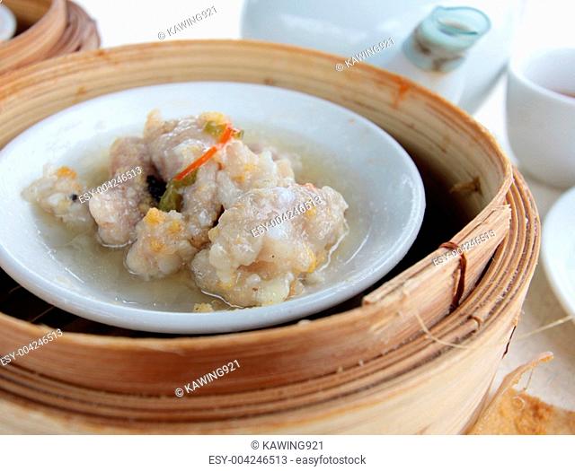 Chinese dim sum food