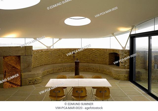 MARTELLO TOWER Y, SUFFOLK, PIERCY CONNER2010- MAIN LIVING AREA ON TOP FLOOR, BAWDSEY, UNITED KINGDOM, Architect