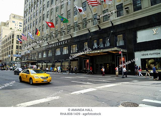 Louis Vuitton shop next to Bloomingdales department store, Manhattan, New  York City Stock Photo - Alamy