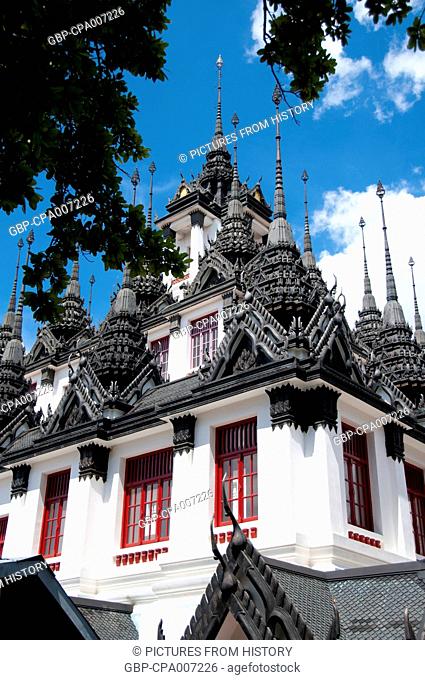 Thailand: Loha Prasad (Brazen Palace or Iron Monastery), Wat Ratchanatda, Bangkok