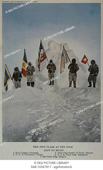Robert Edwin Peary's expedition to the North Pole, 1909.  London, Royal Geographical Society