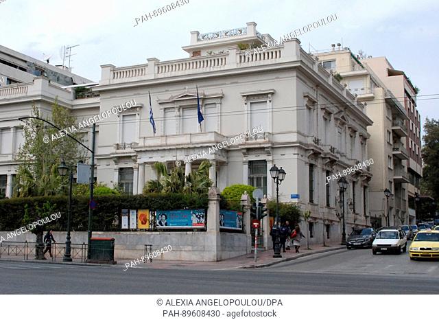 The Benaki-Museum in Athens, Greece, 03 April 2017. The Benaki-Museum is the largest privately owned museum in Greece and is part of the international art...