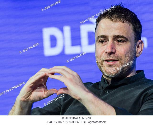 Stewart Butterfield of the instant messaging service Slack, a Canadian entrepreneur and founder of the photo platform Flickr