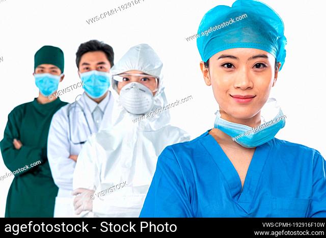 Medical workers team image