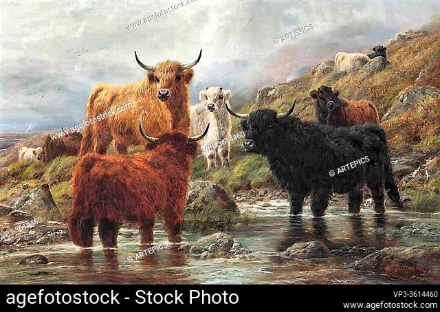 Watson Robert - Highland Cattle 4 - British School - 19th Century