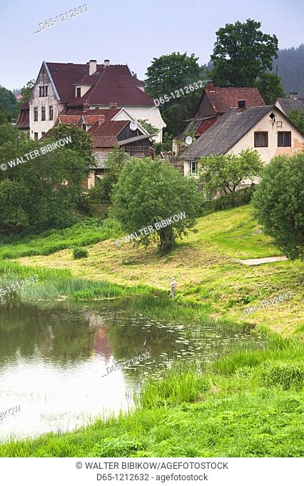 Latvia, Western Latvia, Kurzeme Region, Sabile, village on the Abava River