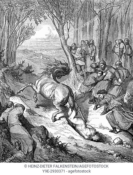 The murder of Brunhilda, c. 543â. “613, a Queen of Austrasia