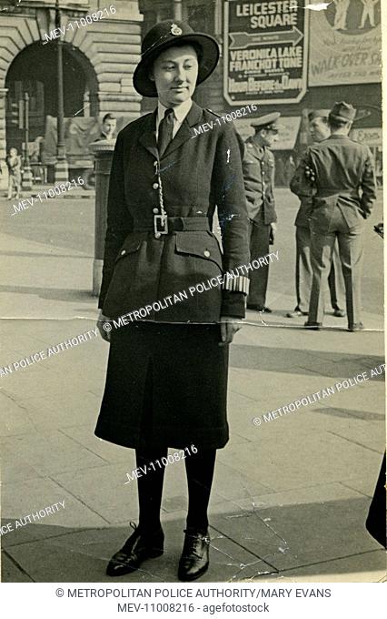 Shirley Cameron Becke (nee Jennings, 1917-2011), later to become Commander of the Met Police's A4 (Women's) Branch from 1966 to 1973