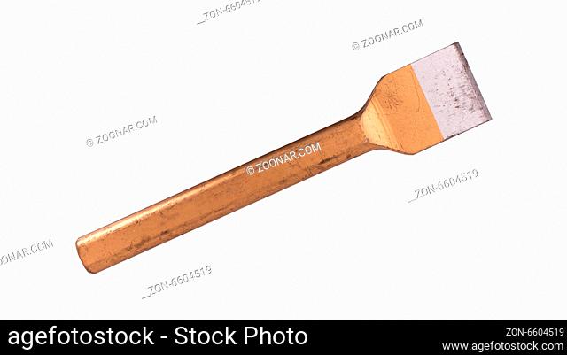 Cold chisel isolated over a white background