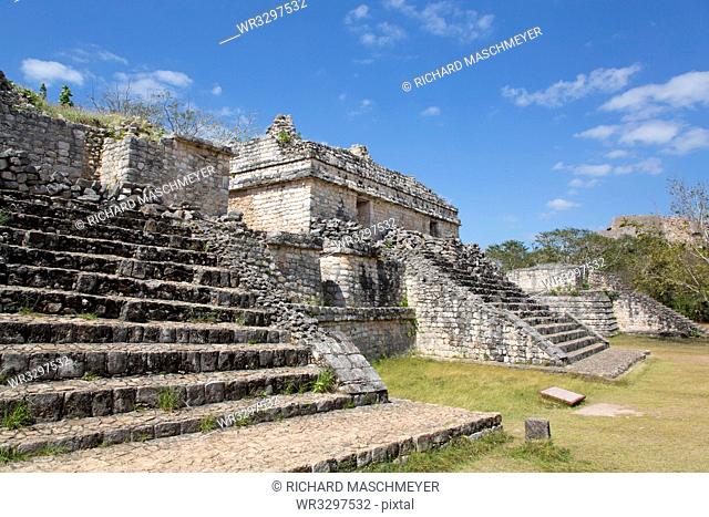 Structure 17, Ek Balam, Yucatec-Mayan Archaeological Site, Yucatan, Mexico, North America