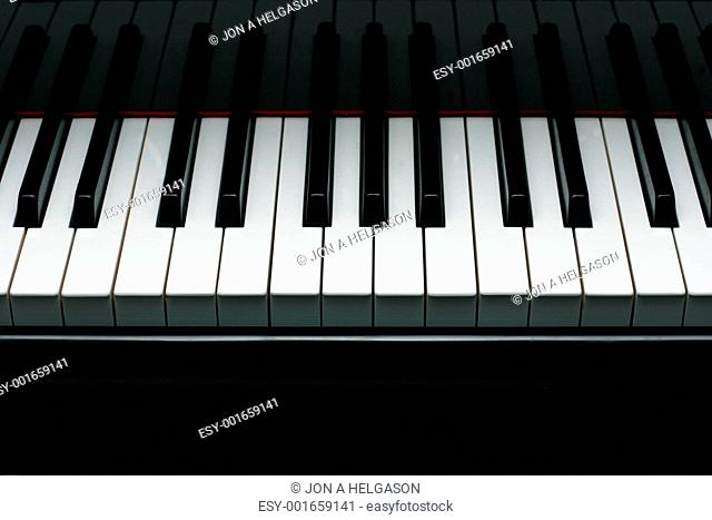 Grand piano keys