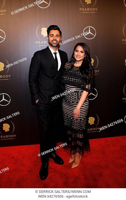 The 77th Annual Peabody Awards, held at Cipriani Wall Street in New York City. Featuring: Hasan Minhaj and Beena Patel Where: New York City, New York