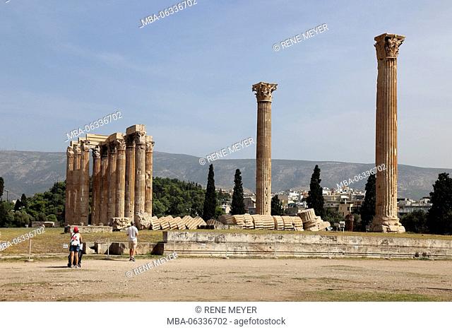 Greece Athens Temple of Olympian Zeus