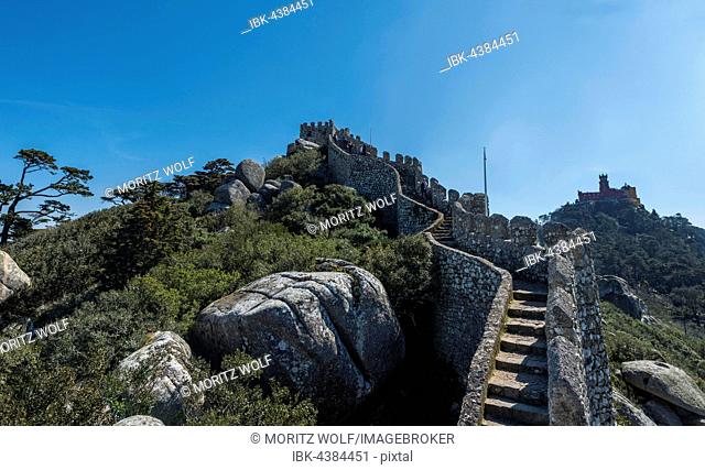 Castelo dos Mouros, Castle of the Moors, Sintra, Portugal