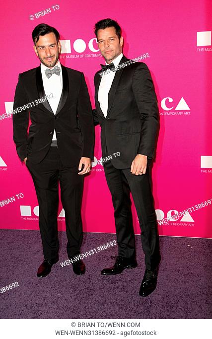 Celebrities attend MOCA Gala 2017 honoring Jeff Koons at The Geffen Contemporary at MOCA. Featuring: Jwan Yosef, Ricky Martin Where: Los Angeles, California