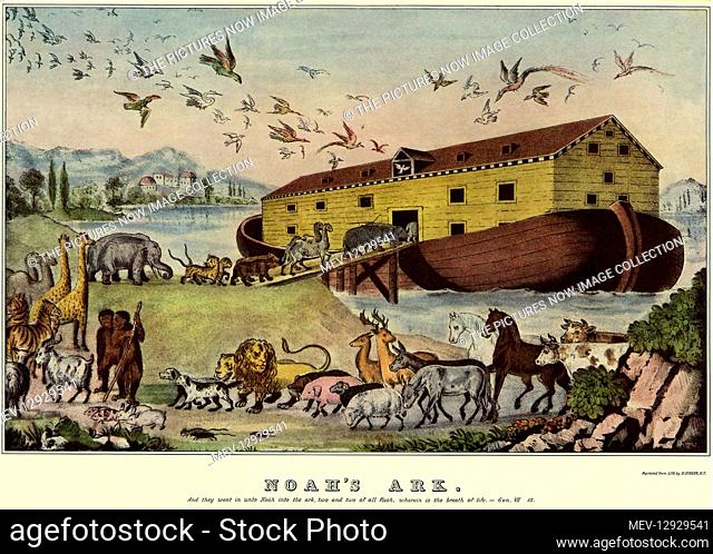 Animals Entering Ark