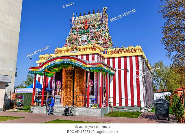 Hindustischer Sri Mayurapathy Murugan Tempel, Blaschkoallee, Britz, Neukoelln, Berlin, Deutschland