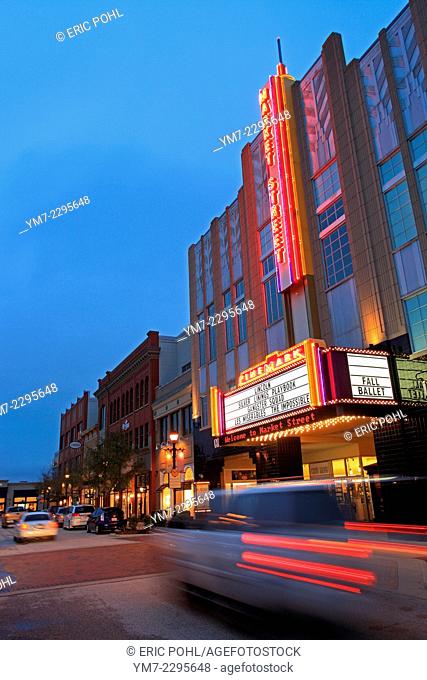 Theater at Market Street - The Woodlands, TX. An upscale shopping center with shops, eateries and a movie theater