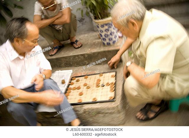 Board game. Hanoi. Vietnam