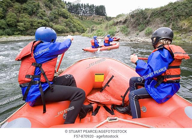 White Water Rafting, Mohaka River, North Island, New Zealand