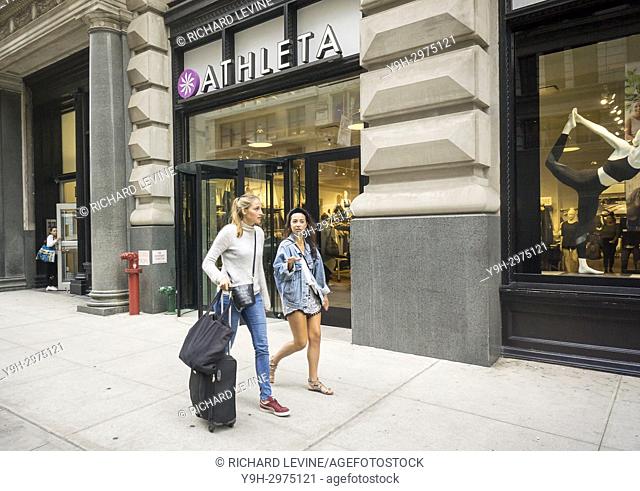 A Gap brand Athleta store in the Flatiron neighborhood of New York on Wednesday, September 6, 2017. The Gap announced that it will focus on its brands that show...
