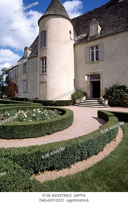 Chateau de Marqueyssac and garden, Vezac, Aquitaine. France, 15th-17th century