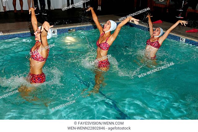 Linda's Voice hosts 'BBQ and Bikinis' benefit Featuring: The Aqualillies Where: Beverly Hills, California, United States When: 25 Aug 2015 Credit:...