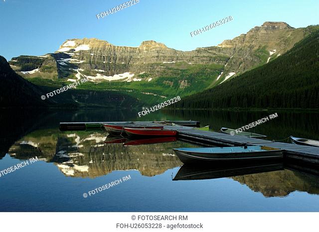 Waterton Lakes National Park, Alberta, Canada, Rocky Mountains, Cameron Lake
