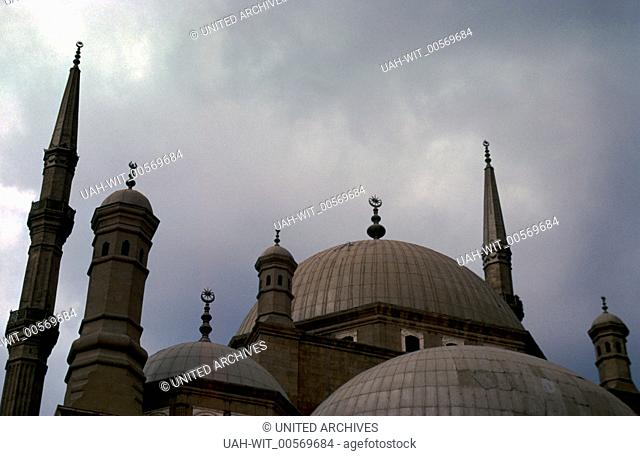 Das Dach der Mohammed-Ali-Moschee, die auch Alabastermoschee genannt wird., Sammlung Wittmann