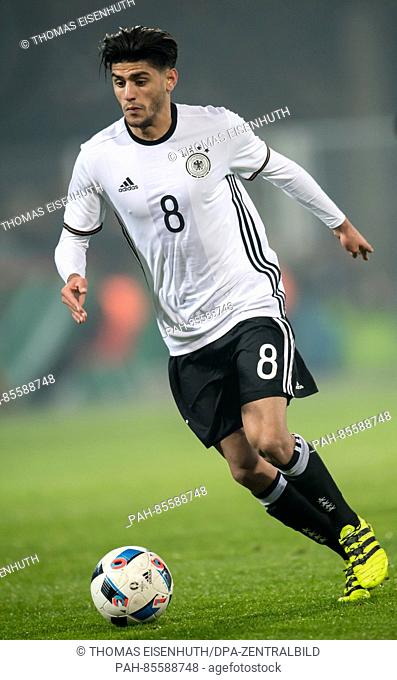 Germany's Mahmoud Dahoud during the Under-21 soccer test match between German and Turkey in Berlin,  Germany, 10 November 2016