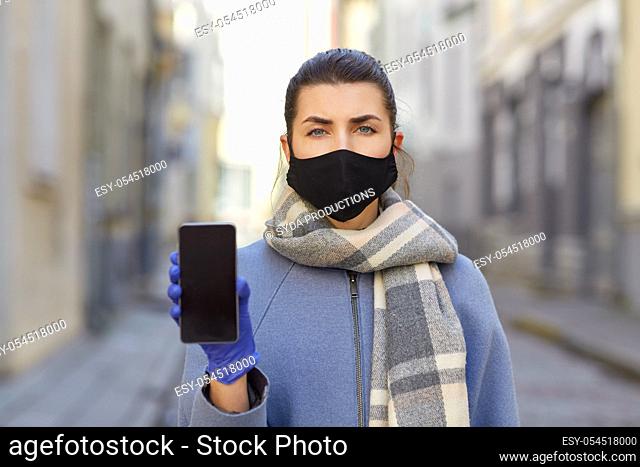 woman wearing protective reusable barrier mask