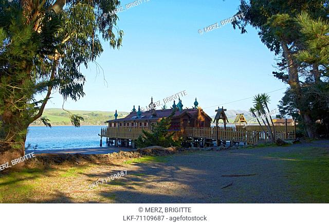 House in Russian style at Tomales Bay , Sonoma , California , USA