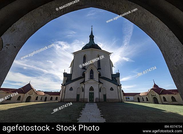 Unesco site Pilgrimage Church of Saint John of Nepomuk, Czech Republic, Europe