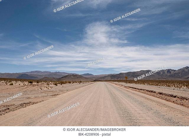 Ruta 40, Paso de Sico or Sico Pass, Andes Mountain pass to Chile, San Antonio de Los Cobres, Salta Province, Argentina