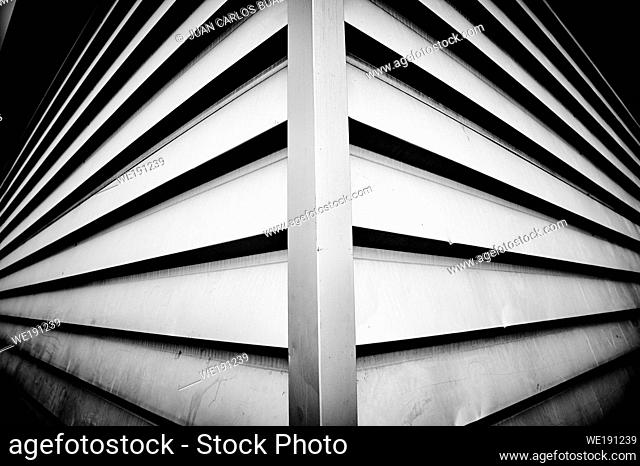 Black and white architecture