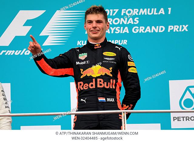Formula 1 Malaysian Grand Prix - Race Day Featuring: Max VERSTAPPEN Where: Sepang, Selangor, Malaysia Credit: ATP/Thinakaran Shanmugam/WENN.com
