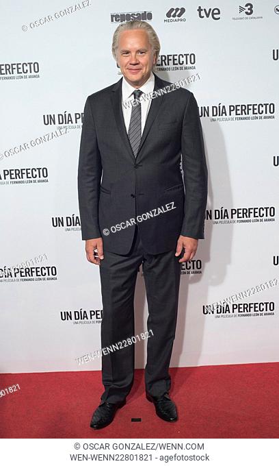 'A Perfect Day' premiere at the Palafox cinema in Madrid - Arrivals Featuring: Tim Robbins Where: Madrid, Spain When: 25 Aug 2015 Credit: Oscar Gonzalez/WENN