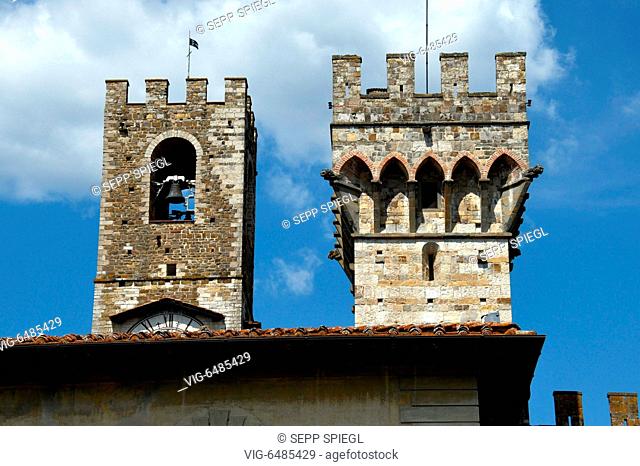 Italien, Tavarnelle, 19.07.2019 Die Abtei Badia a Passignano, einst vom Benediktinerorden gegrndet, dient die wunderschoene Anlage heute immer noch als Kloster