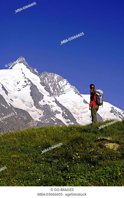 Woman, Vertical, Grossglockner (mountain)