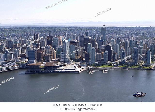 Vancouver Convention Center, Shaw Tower, Harbour Green, Vancouver, British Columbia, Canada, North America