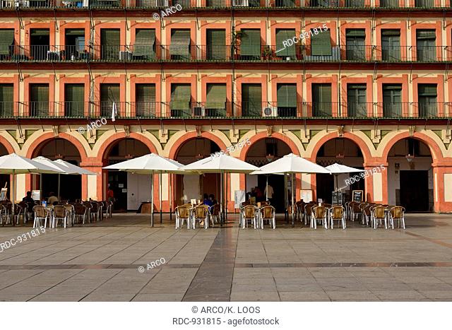 Cafe, Plaza de la Corredera, Cordoba, Andalusia, Spain