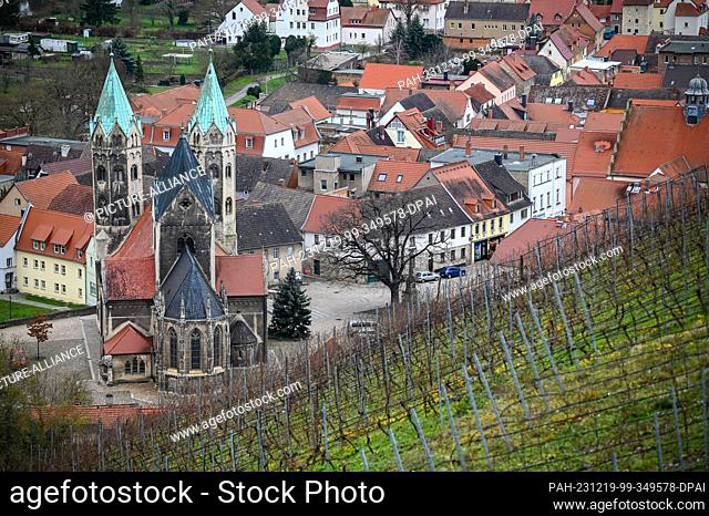 19 December 2023, Saxony-Anhalt, Freyburg: View of St. Mary's Church. According to the German Weather Service, it is set to remain cloudy and rainy for the next...