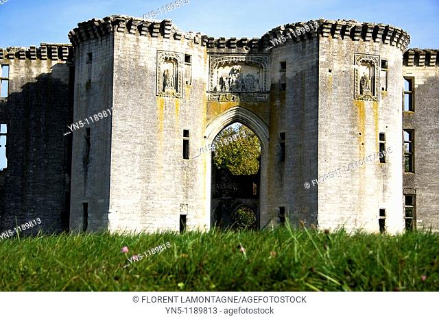 France, Picardie province, Departement of Aisne 02, Ferté Milon   Castle of La Ferté Milon, town where the french author Jean Racine were born