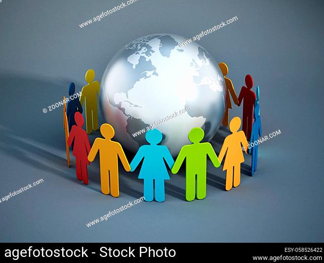 People of the Earth united concept