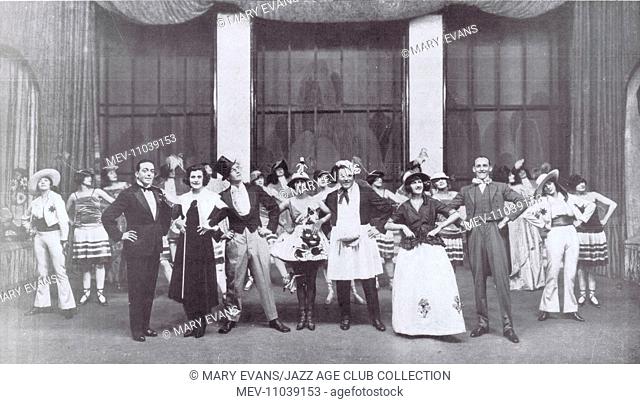 A scene from Bran Pie (1919), Prince of Wales Theatre, London and regional tour