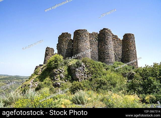 Amberd (fortress in the clouds) in Aragatsotn Province, Armenia